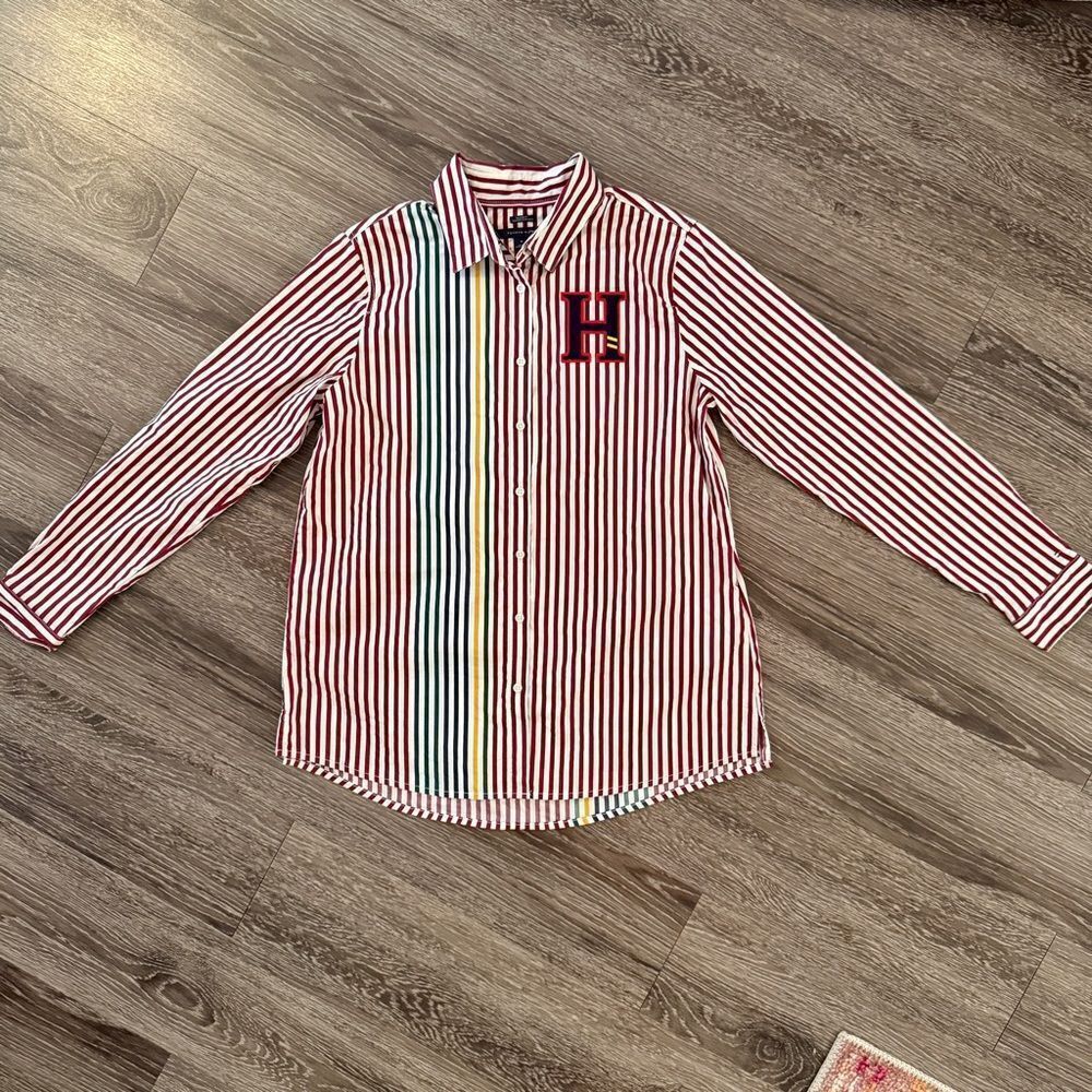 Tommy Hilfiger Striped Button Up